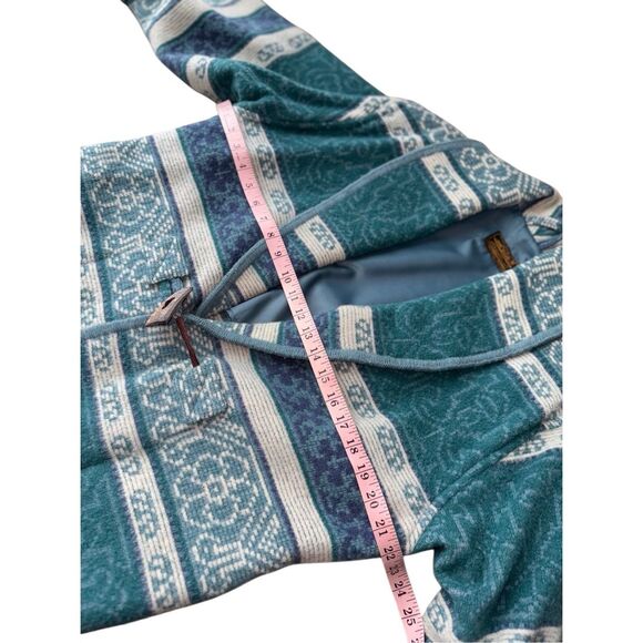 Vintage Eddie Bauer Wool Blend Aztec Southwest Barn Coat Size M - Picture 9 of 12